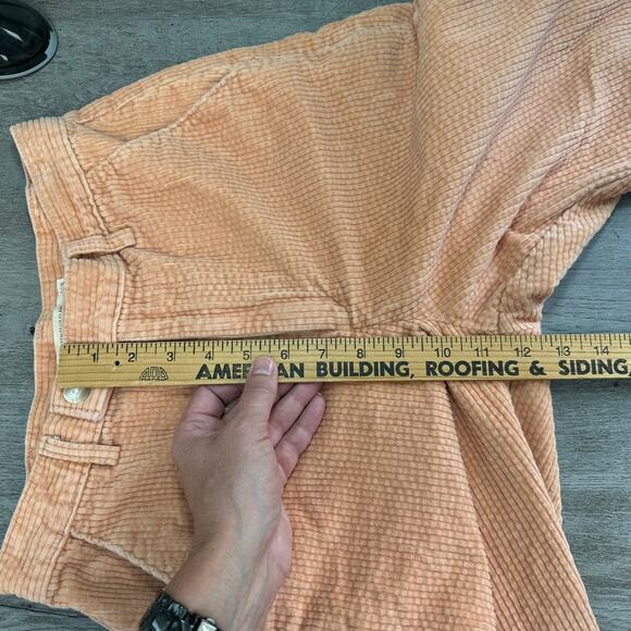 Levi's Math Club Flare Corduroy Women's Trousers Premium 26 Peach Orange - Picture 13 of 16